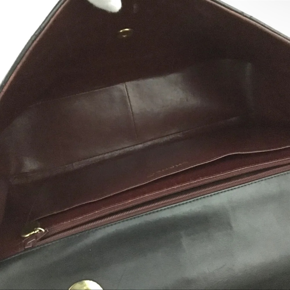 CHANEL Maxi Jumbo 34 Quilted Matelasse XL Lambskin vintage Crossbody flap Bag CC - Picture 12 of 15